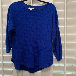💞Royal blue Dana Buchman sweater size L